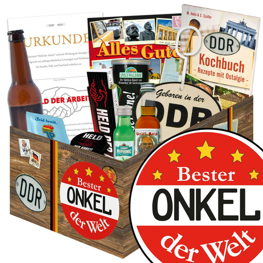 Bester Onkel - Geschenkset Ostpaket "Männer Box" - Ossiladen I Ostprodukte Versand