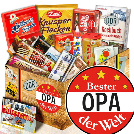 Bester Opa - Süßigkeiten Set DDR L - Ossiladen I Ostprodukte Versand