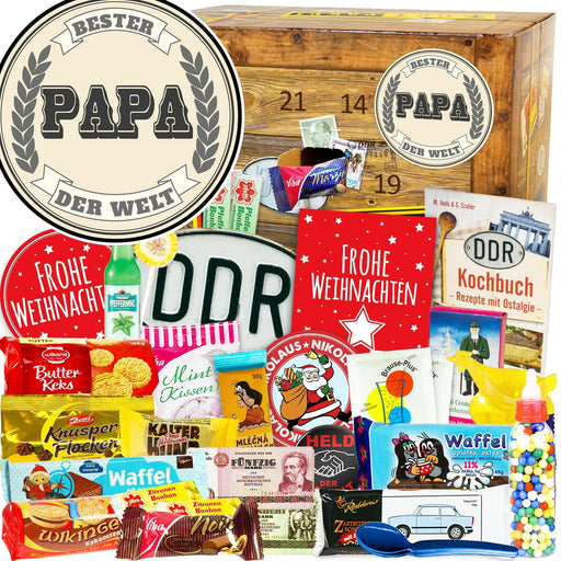 Bester Papa der Welt - Adventskalender DDR - Ossiladen I Ostprodukte Versand