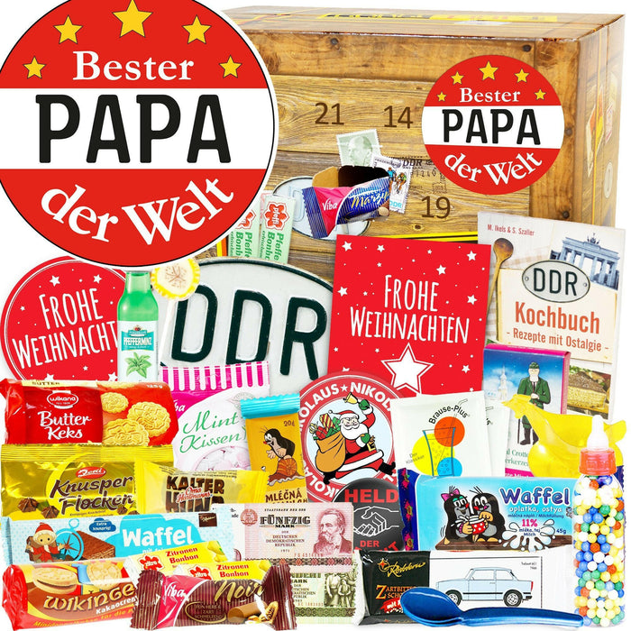 Bester Papa der Welt - DDR Adventskalender - Ossiladen I Ostprodukte Versand