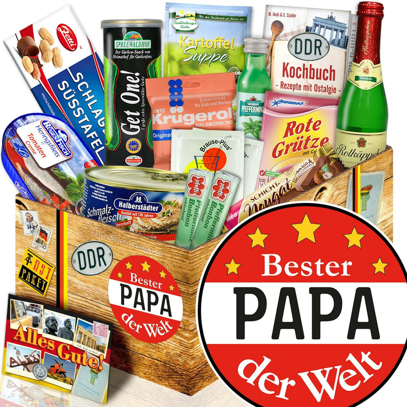 Bester Papa der Welt - Spezialitäten Set M - Ossiladen I Ostprodukte Versand