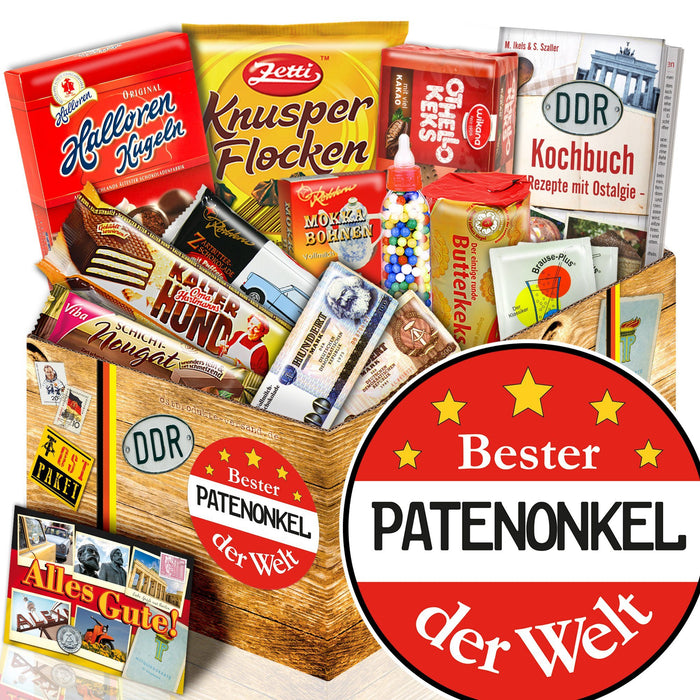 Bester Patenonkel - Süßigkeiten Set DDR L - Ossiladen I Ostprodukte Versand
