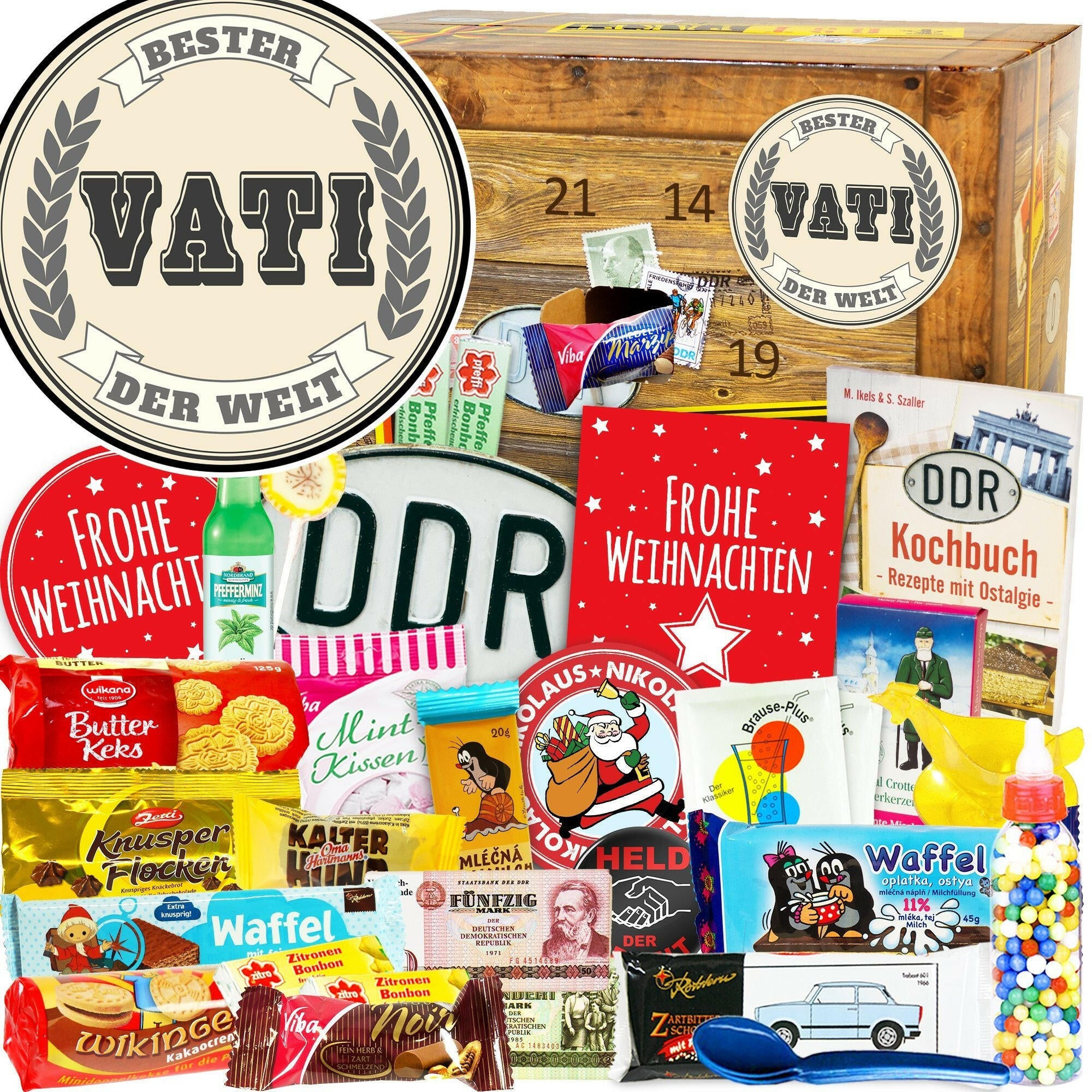 Bester Vati der Welt - Adventskalender DDR - Ossiladen I Ostprodukte Versand