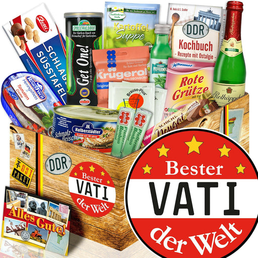 Bester Vati der Welt - Spezialitäten Set M - Ossiladen I Ostprodukte Versand