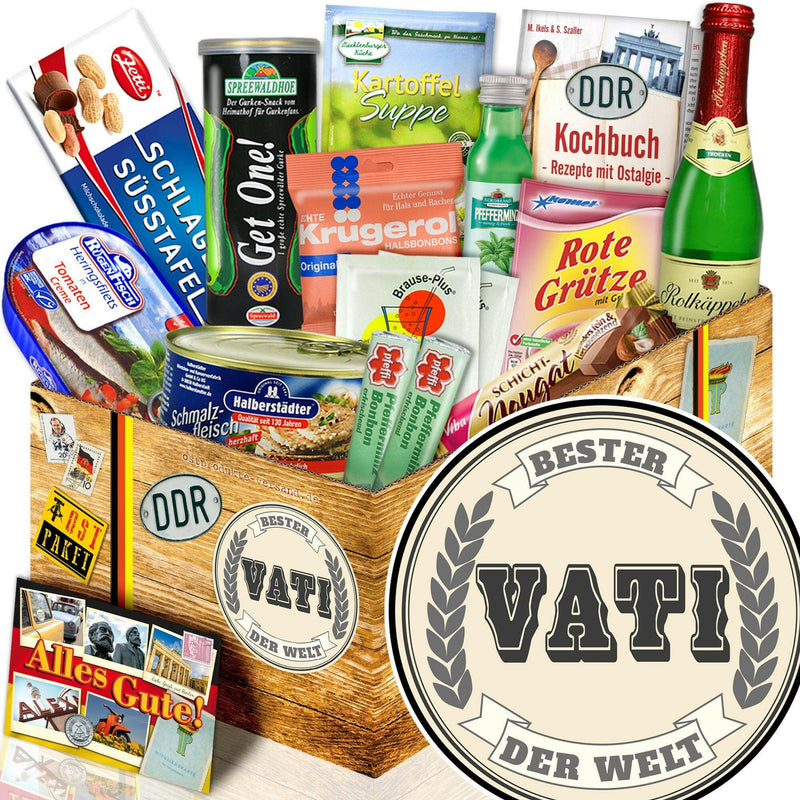 Bester Vati der Welt - Spezialitäten Set M - Ossiladen I Ostprodukte Versand