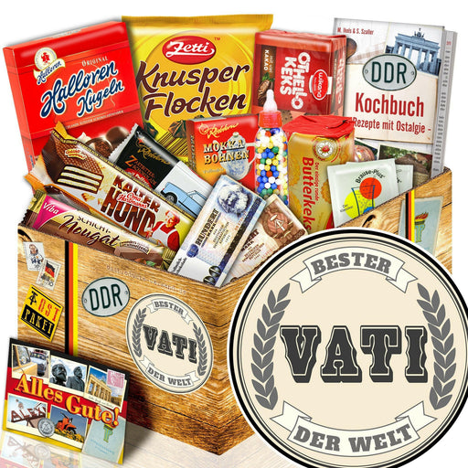 Bester Vati der Welt - Süßigkeiten Set DDR L - Ossiladen I Ostprodukte Versand