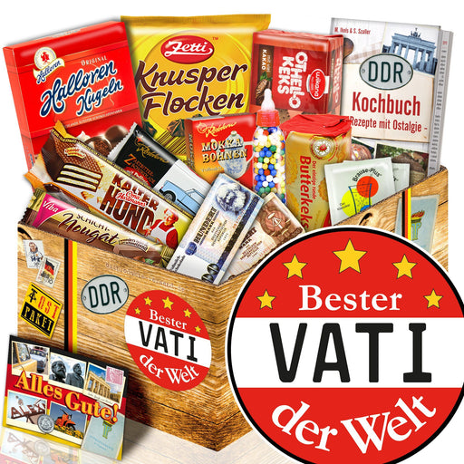 Bester Vati der Welt - Süßigkeiten Set DDR L - Ossiladen I Ostprodukte Versand