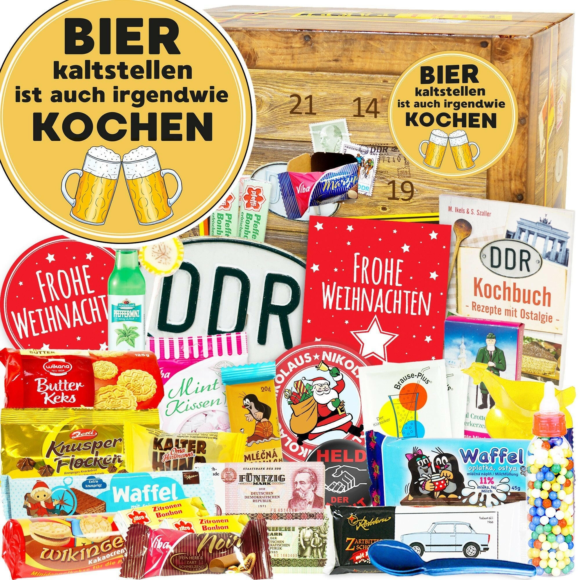 Bier kalt stellen ist auch irgendwie kochen - DDR Adventskalender - Ossiladen I Ostprodukte Versand