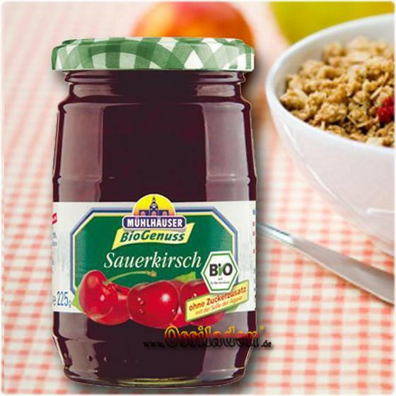 Bio - Sauerkirsch Marmelade (Mühlhäuser)