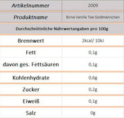 Birne Vanille Tee Goldmännchen - Ossiladen I Ostprodukte Versand