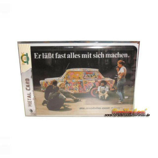 Blechpostkarte - IFA Mobile DDR