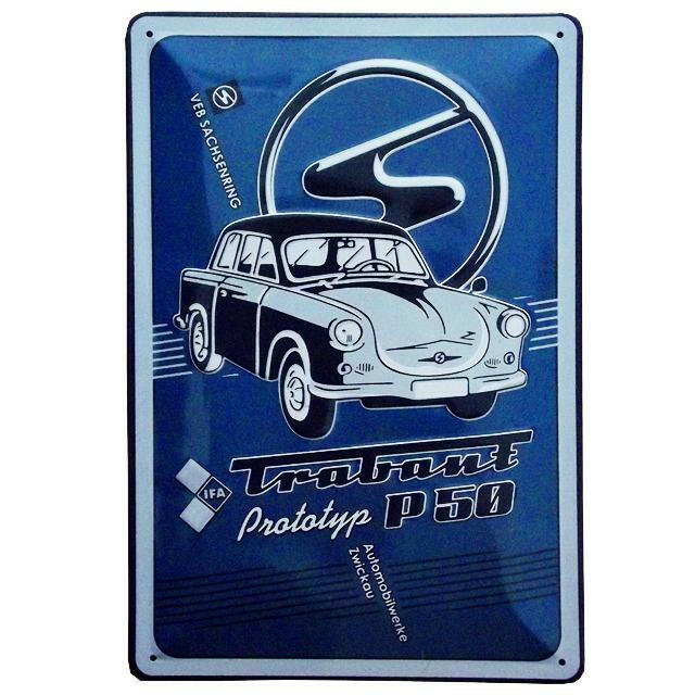 Blechschild - Trabant P50