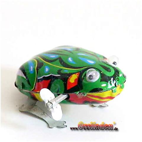 Blechspielzeug - hüpfender Frosch
