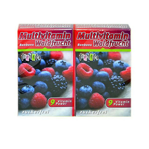 Bodeta Multivitamin Waldfrucht Bonbons