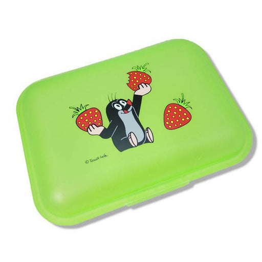 Brotdose der Kleine Maulwurf grün