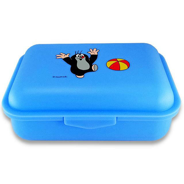 Brotdose Maulwurf Ball, blau