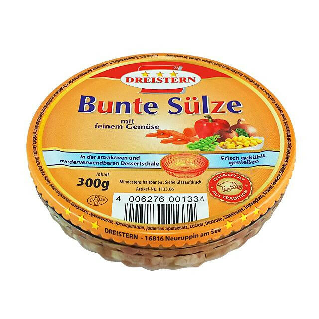 Bunte Sülze (Dreistern) 300g - Ossiladen I Ostprodukte Versand