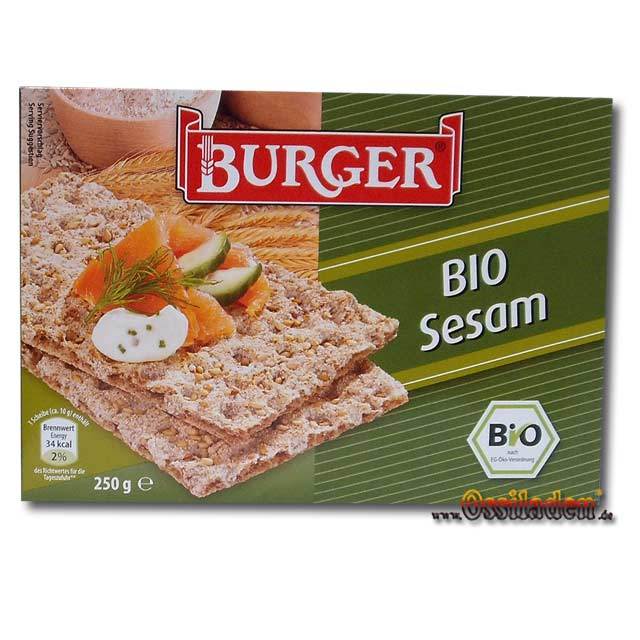 BURGER Bio-Knäcke Sesam