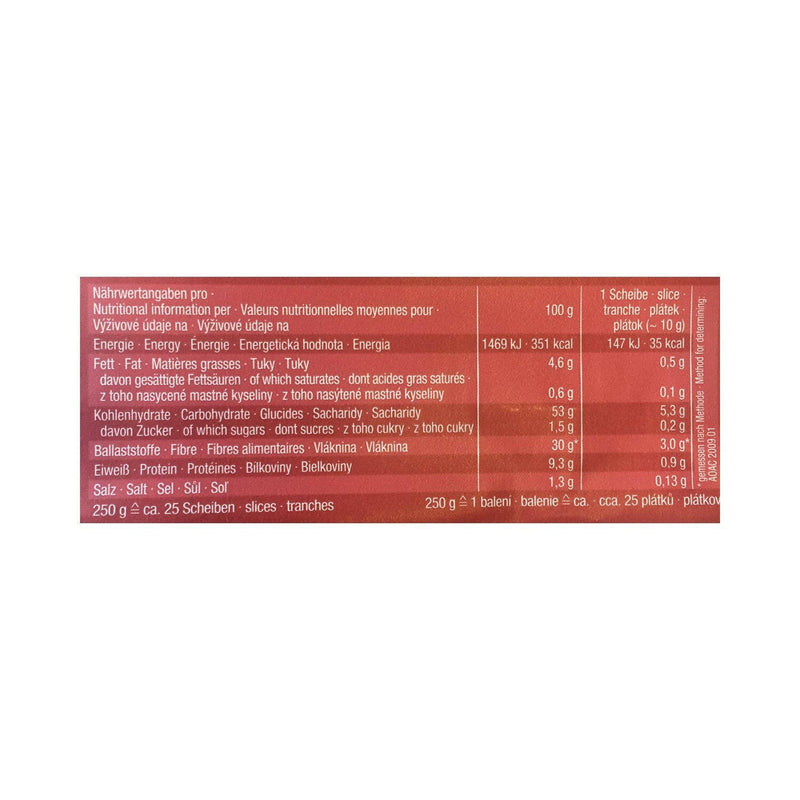 Burger Knäckebrot Ballaststoff, 250g - Ossiladen I Ostprodukte Versand