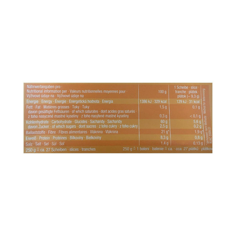 Burger Knäckebrot Delikatesse, 250g - Ossiladen I Ostprodukte Versand