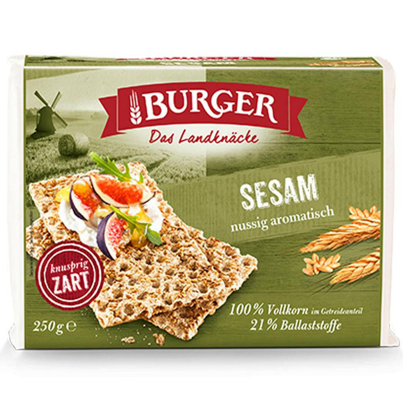 Burger Knäckebrot Sesam, 250g - Ossiladen I Ostprodukte Versand