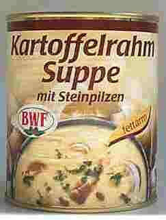 BWF Kartoffelrahmsuppe mit Steinpilzen