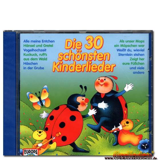 CD Die 30 schönsten Kinderlieder