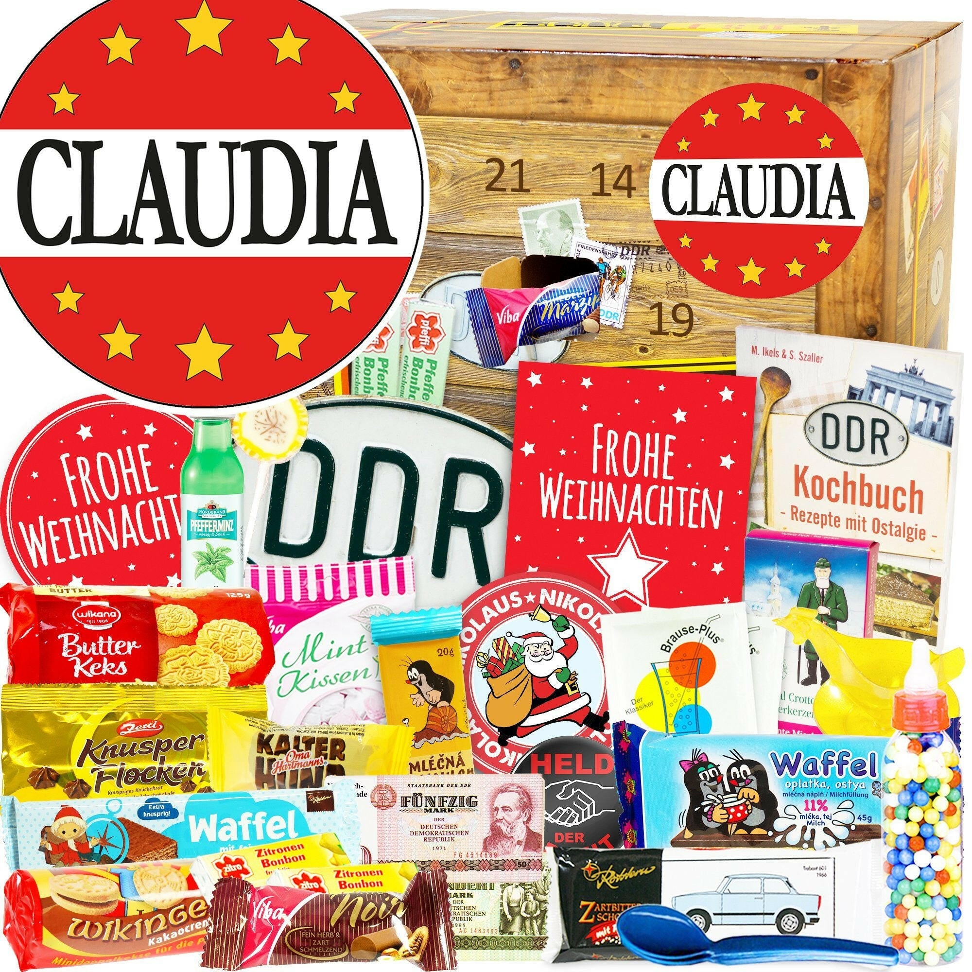 Claudia - DDR Adventskalender - Ossiladen I Ostprodukte Versand