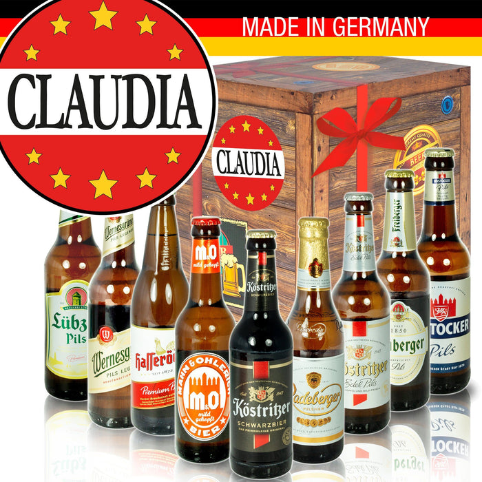 Claudia - Geschenkbox "Ostbiere" 9er Set - Ossiladen I Ostprodukte Versand