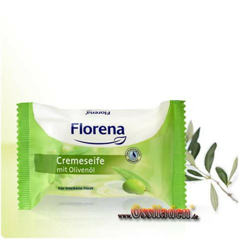 Cremeseife mit Olivenöl im Stück (Florena)
