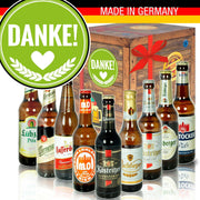 Danke - Bier Geschenk Set "Ostbiere" 9er Set - Ossiladen I Ostprodukte Versand