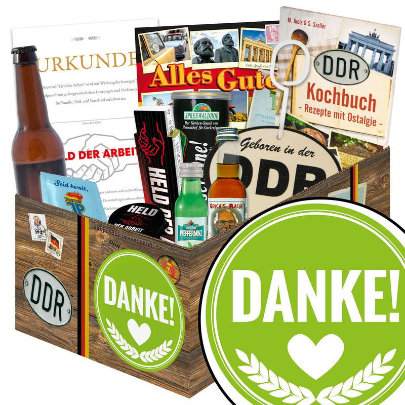 Danke - Geschenkset Ostpaket "Männer Box" - Ossiladen I Ostprodukte Versand