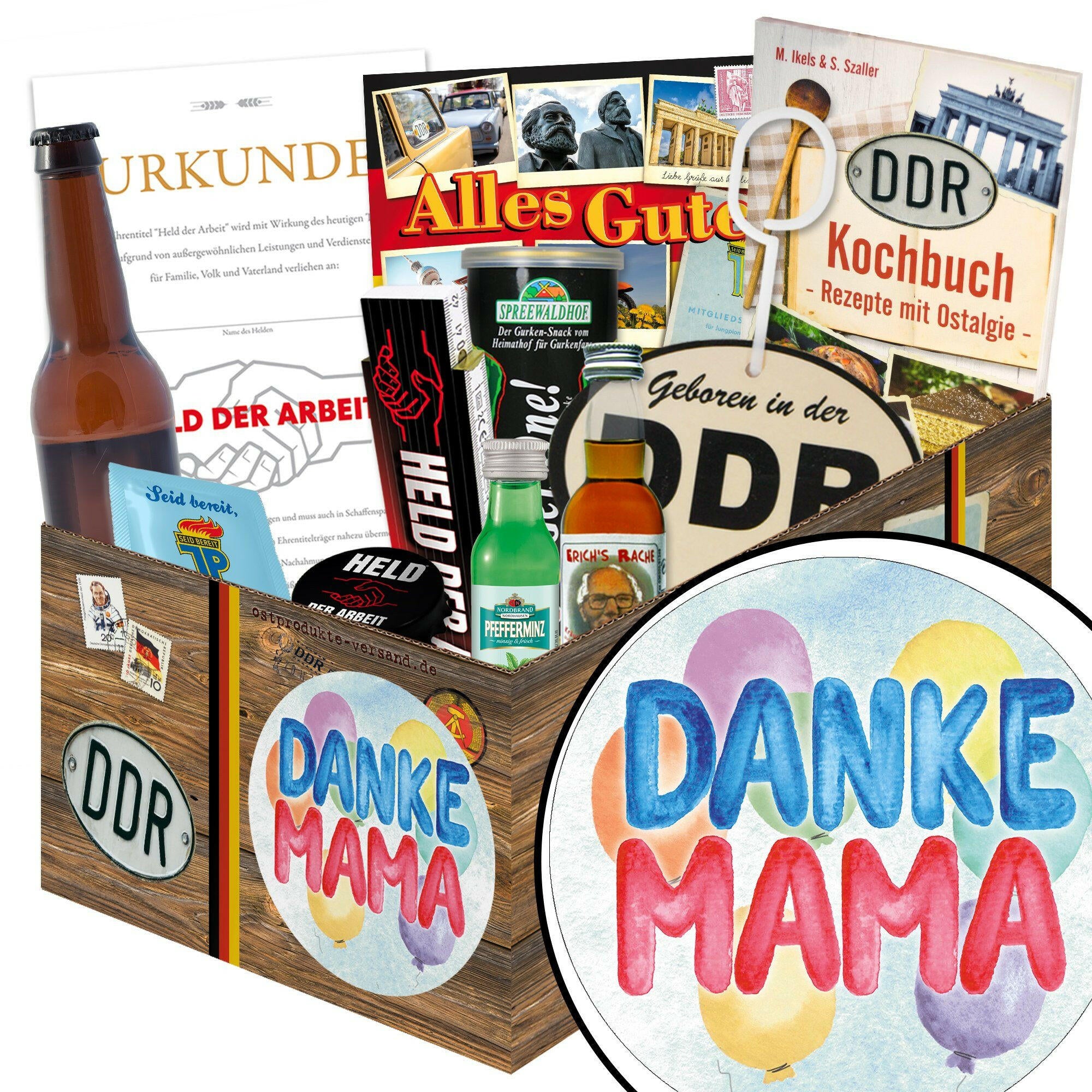 Danke Mama - Geschenkset Ostpaket "Männer Box" - Ossiladen I Ostprodukte Versand