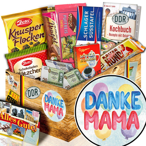 Danke Mama - Geschenkset Ostpaket "Schokoladenbox M" - Ossiladen I Ostprodukte Versand