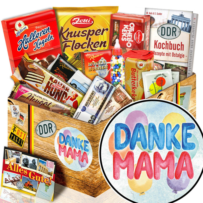Danke Mama - Süßigkeiten Set DDR L - Ossiladen I Ostprodukte Versand