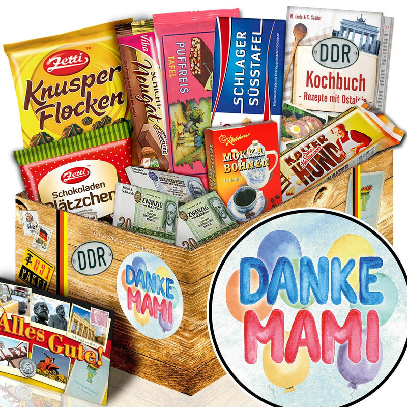 Danke Mami - Geschenkset Ostpaket "Schokoladenbox M" - Ossiladen I Ostprodukte Versand