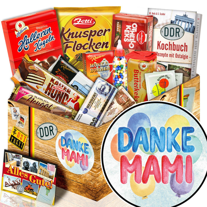 Danke Mami - Süßigkeiten Set DDR L - Ossiladen I Ostprodukte Versand