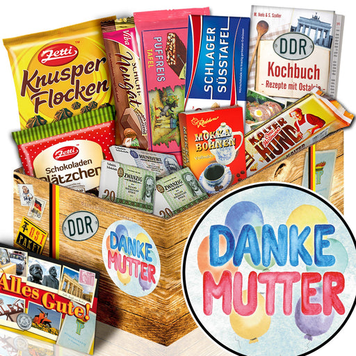 Danke Mutter - Geschenkset Ostpaket "Schokoladenbox M" - Ossiladen I Ostprodukte Versand