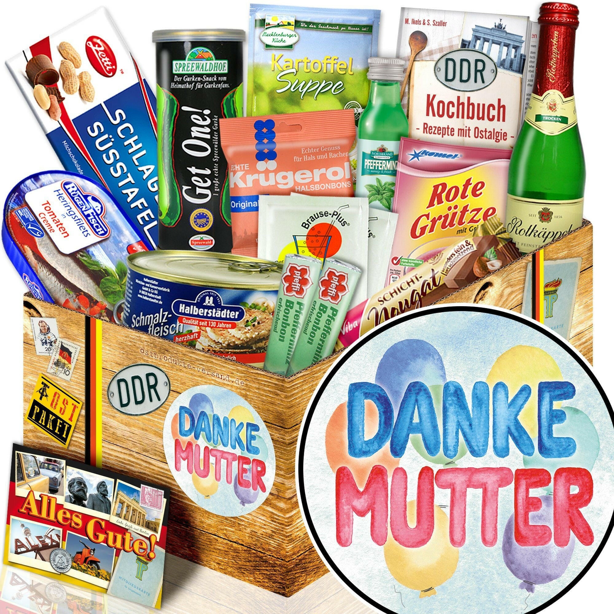 Danke Mutter - Spezialitäten Set M - Ossiladen I Ostprodukte Versand