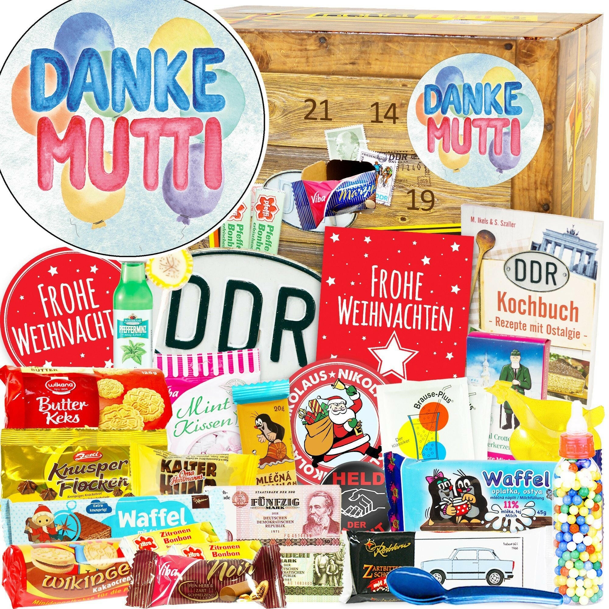 Danke Mutti - DDR Adventskalender - Ossiladen I Ostprodukte Versand