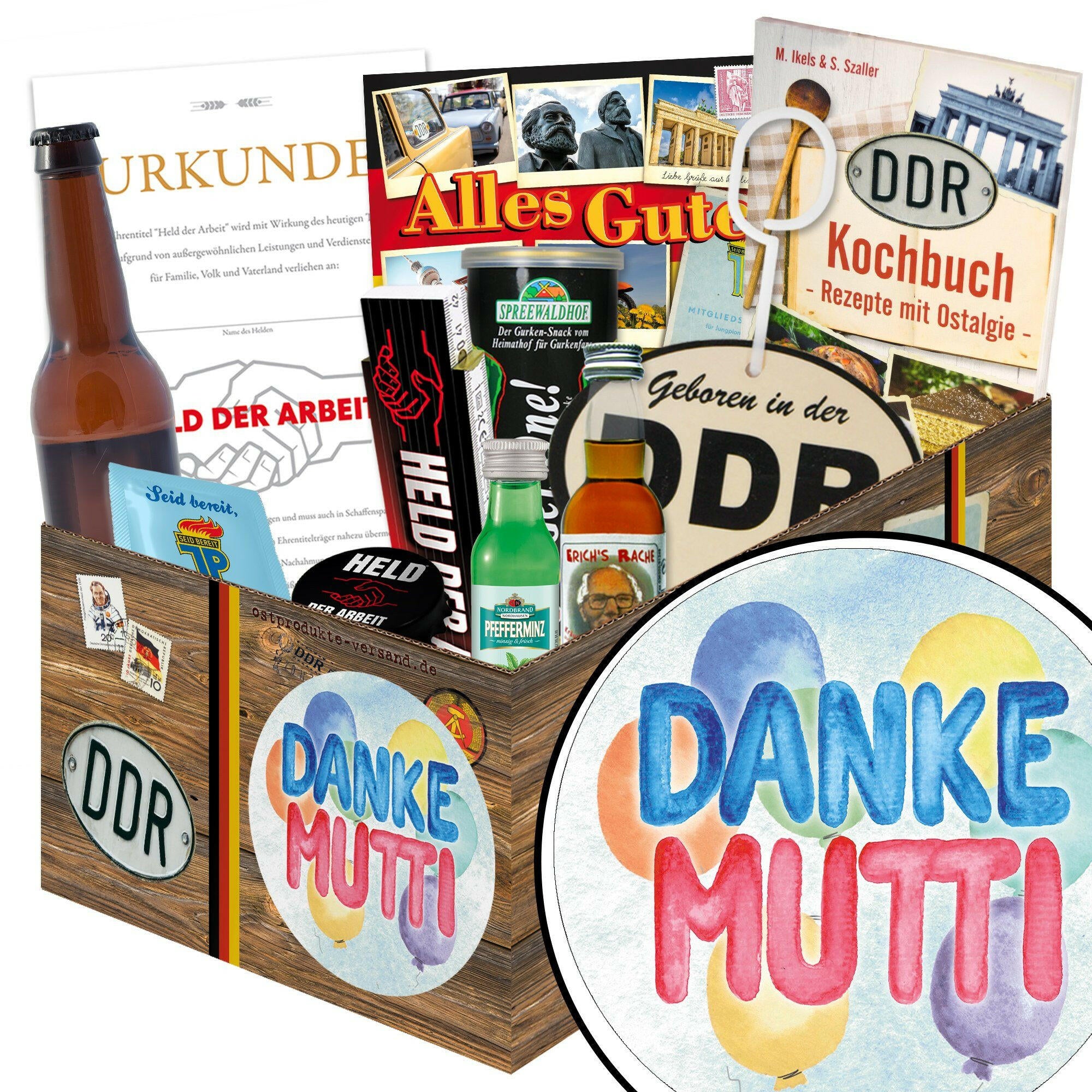 Danke Mutti - Geschenkset Ostpaket "Männer Box" - Ossiladen I Ostprodukte Versand