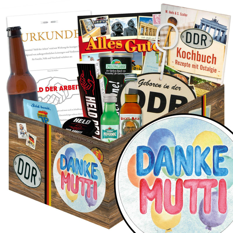 Danke Mutti - Geschenkset Ostpaket "Männer Box" - Ossiladen I Ostprodukte Versand