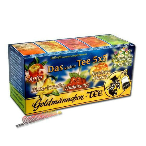 Das kleine Tee 5x5 - Blau (Goldmännchen)