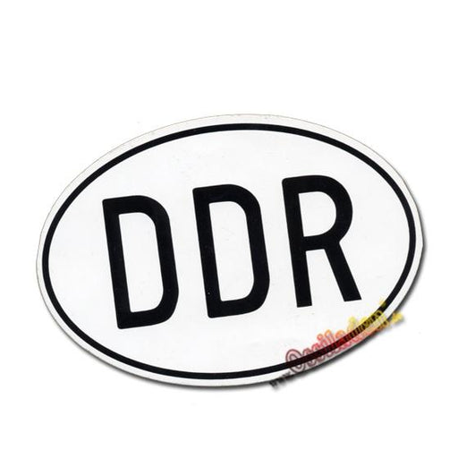 DDR - Auto-Aufkleber - groß, DDR Ostprodukte