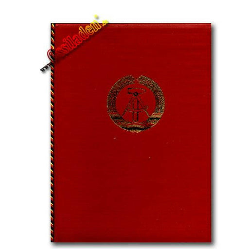 DDR Urkundenmappe