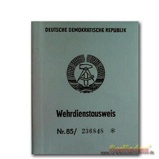 DDR Wehrdienstausweis