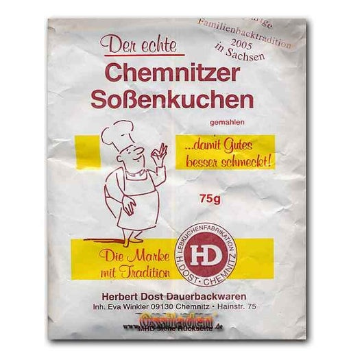 Der echte Chemnitzer Soßenkuchen - gemahlen