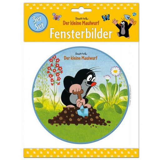 Der kleine Maulwurf - Fensterbilder 3er Set