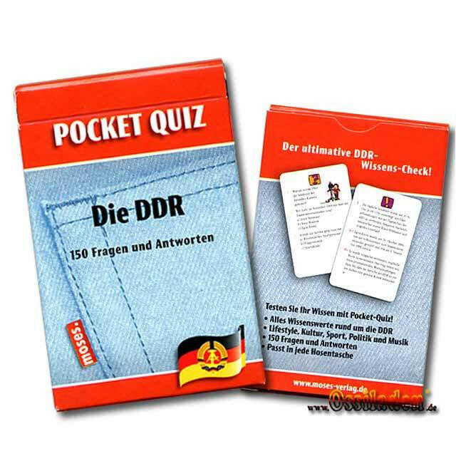 Die DDR - 150 Fragen und Antworten - Pocket Quiz Kartenspiel