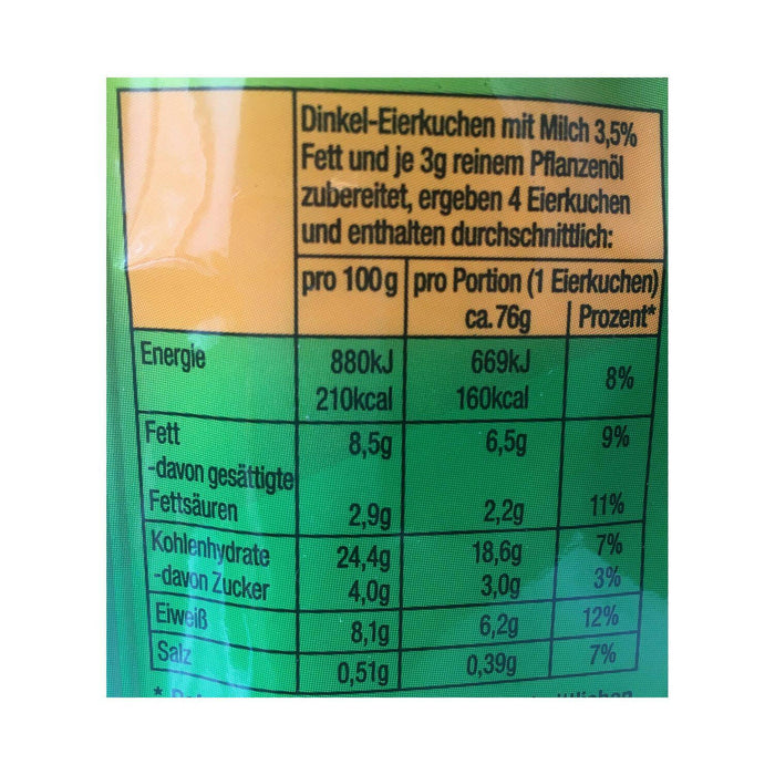 Dinkel-Eierkuchen (Komet) - Ossiladen I Ostprodukte Versand